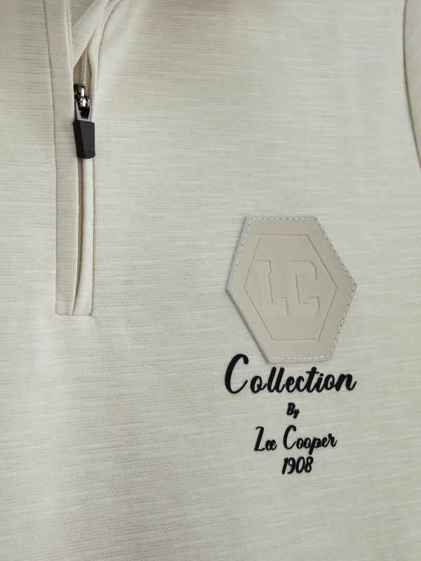 חולצת פולו עם רוכסן והדפס לילדים