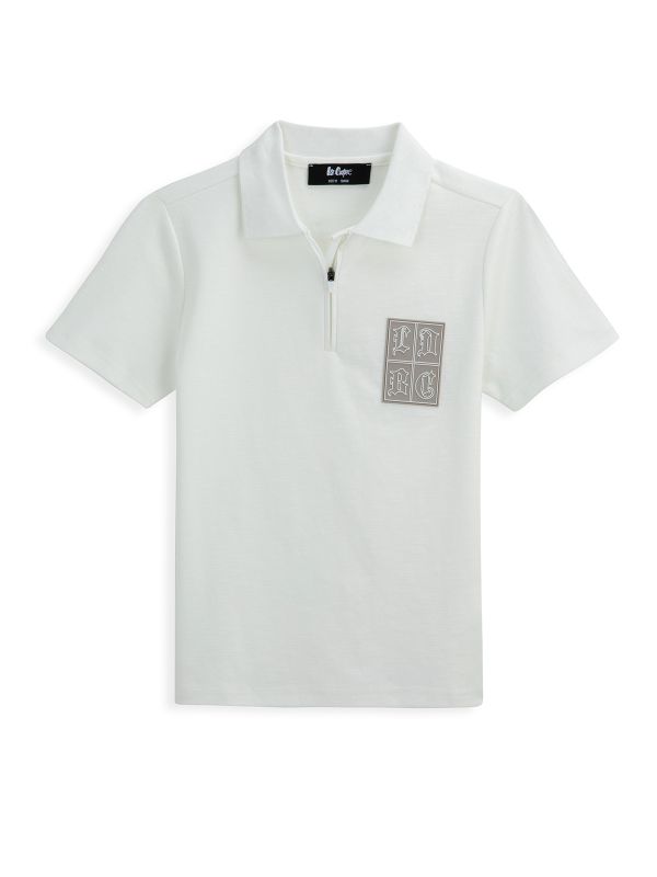 חולצת פולו עם רוכסן לילדים