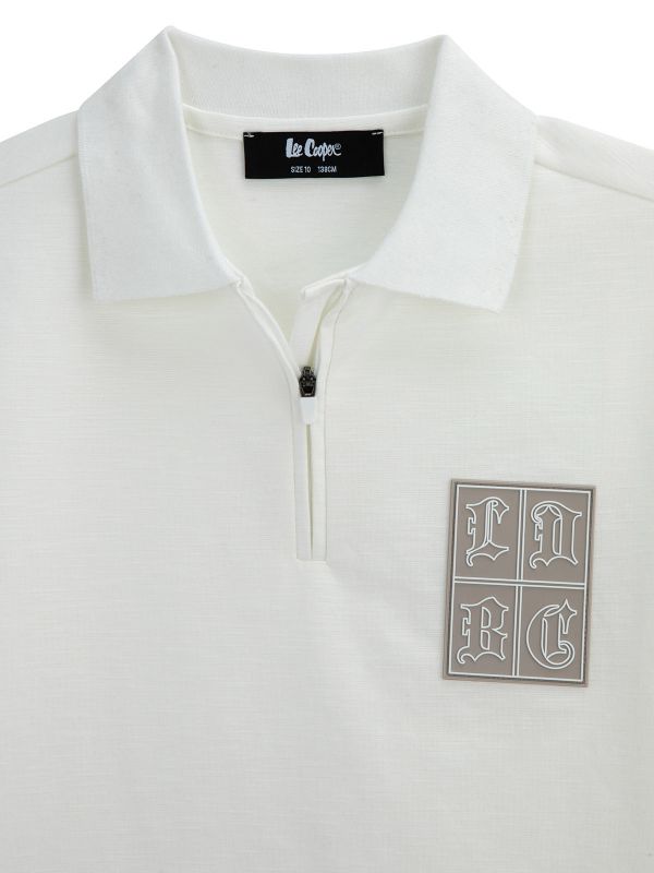 חולצת פולו עם רוכסן לילדים