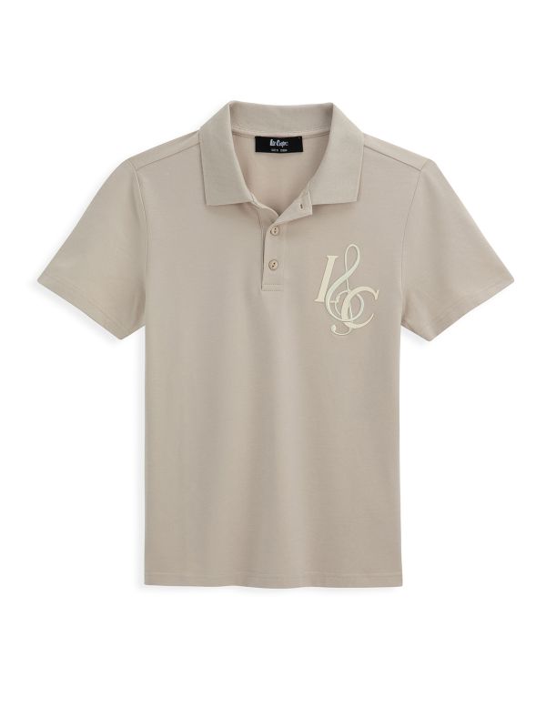 חולצת פולו עם הדפס לילדים