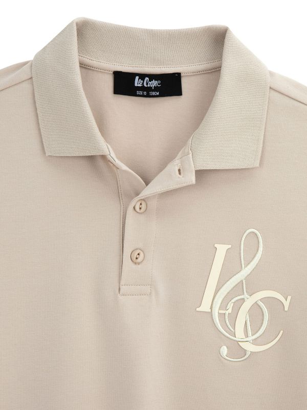 חולצת פולו עם הדפס לילדים