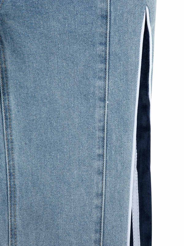 מכנסי ג’ינס עם פסי צד
