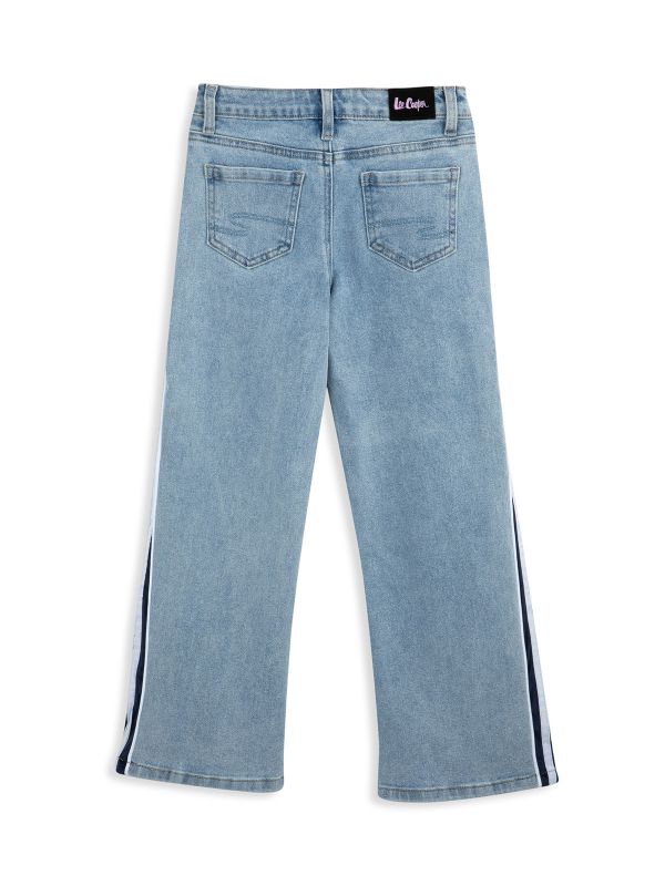 מכנסי ג’ינס עם פסי צד