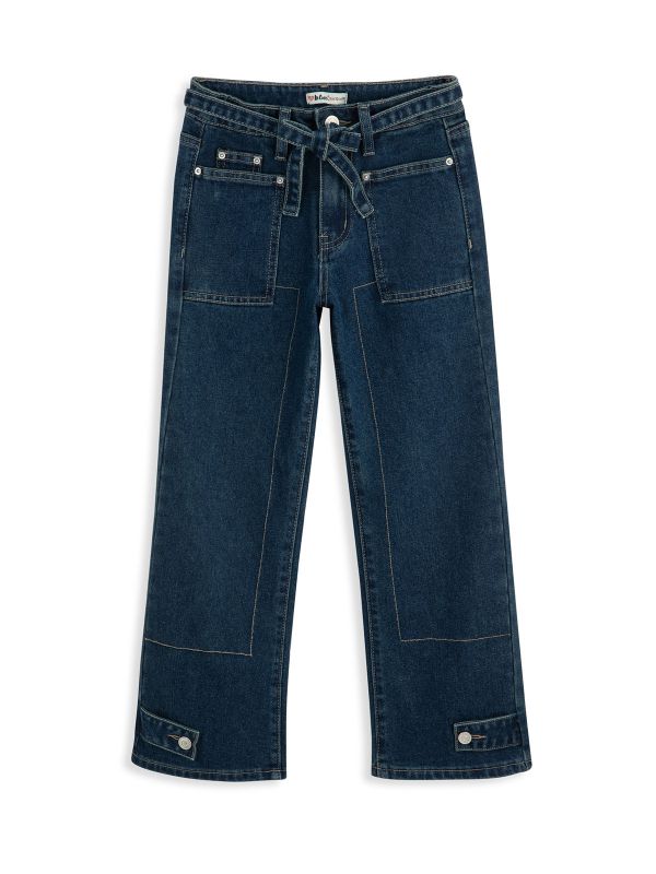 מכנסי ג’ינס דגמ” ח עם קשירה