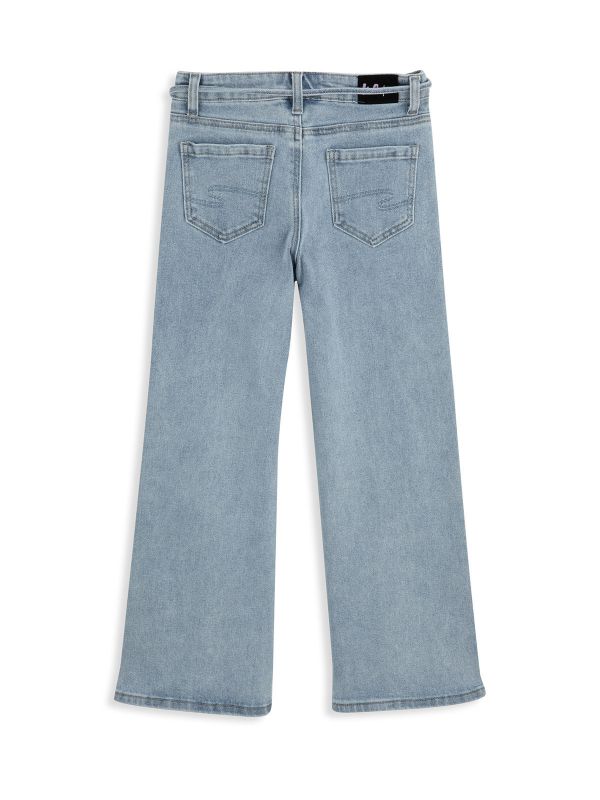 מכנסי ג’ינס עם קשירת שרוך