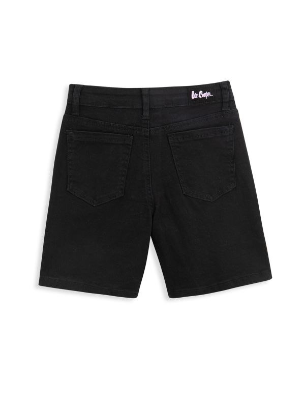 מכנסיים קצרים משובצים אבנים