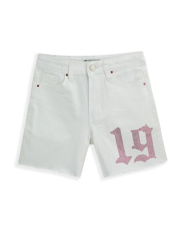 מכנסיים קצרים עם הדפס לילדות