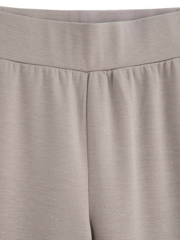 מכנסיים מתרחבים עם נצנצים