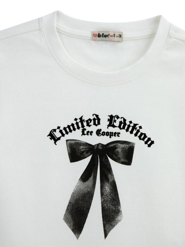 טישירט בהדפס פפיון לילדות