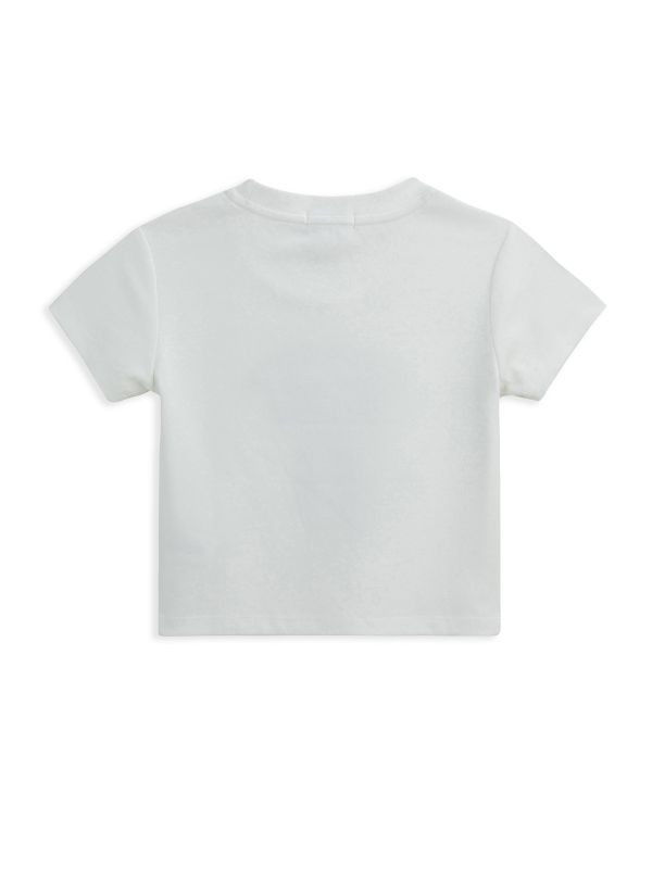 טישירט בהדפס מטאלי לילדות