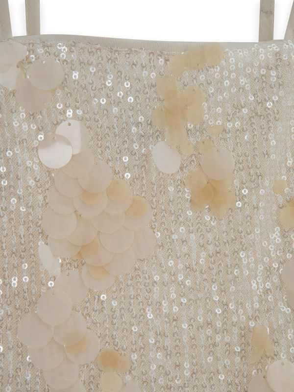 גופיית פאייטים לבנות