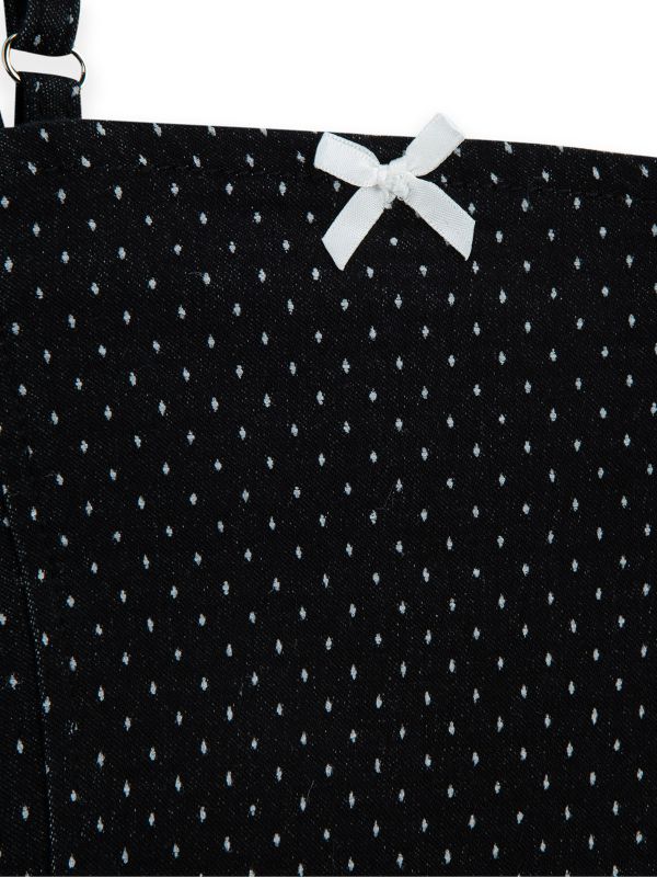 גופיה בהדפס מנוקד לילדות