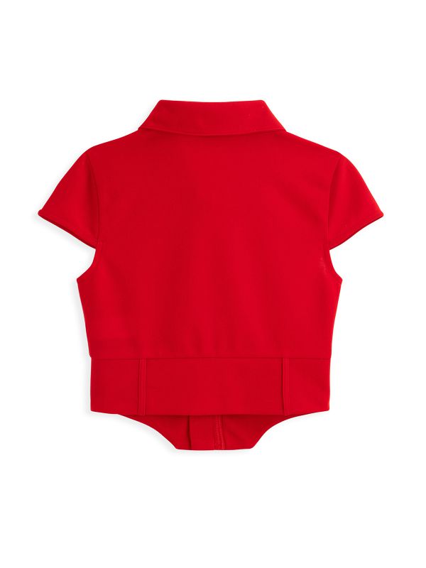 חולצת רוכסן בסגנון מחוך לילדות