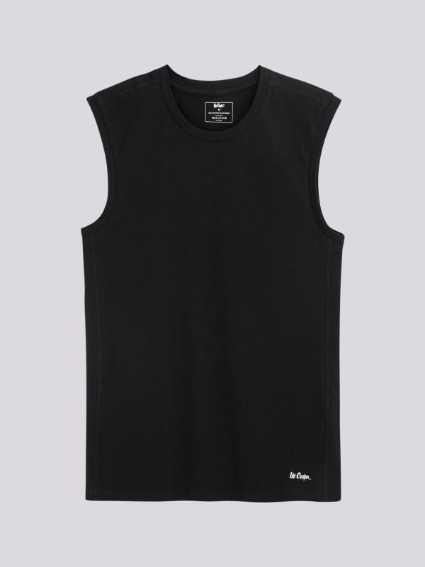 גופיית בייסיק קלאסית בגימור מלאנז’ לגברים