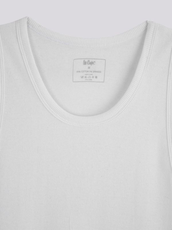 גופיית בייסיק מבד ריב לגברים