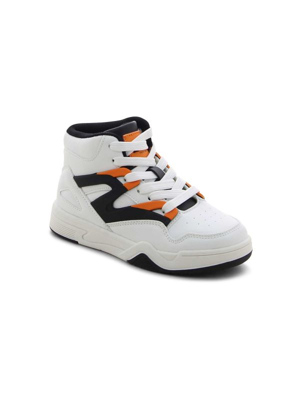 נעלי סניקרס גבוהות לבנים