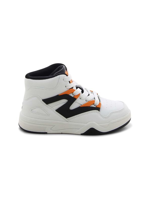 נעלי סניקרס גבוהות לבנים