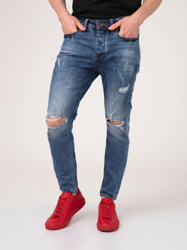 מכנסי ג’ינס עם קרעים לגברים