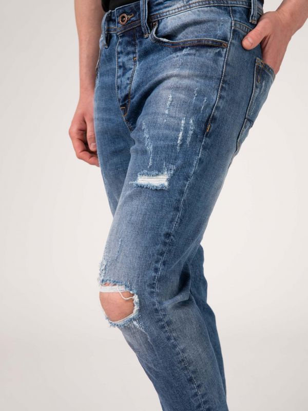 מכנסי ג’ינס עם קרעים לגברים