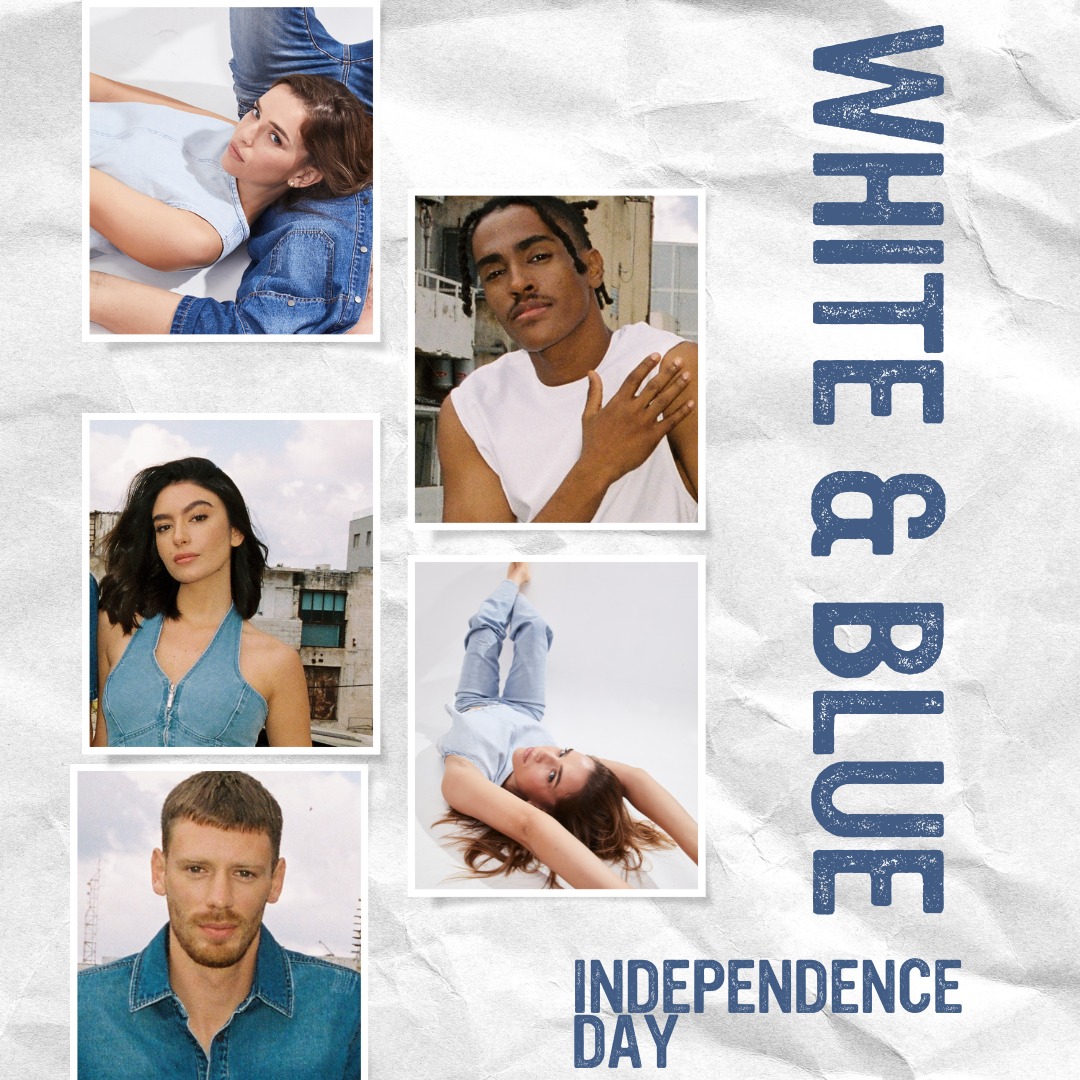 WE ARE ALWAYS INTO WHITE & BLUE 💙🤍
#LeeCooperIsrael